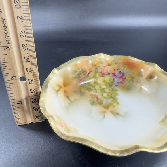 Royal Rudolstadt Prussia Porcelain Hand Painted Dish Bowl Antique 5inch Set 2 - Picture 6 of 12